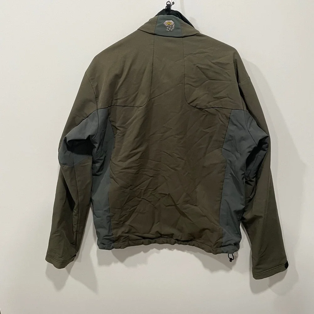 Mountain Hardwear Men's Fleece Lined Soft Shell Jacket Olive Green Size L‎ - Picture 7 of 11